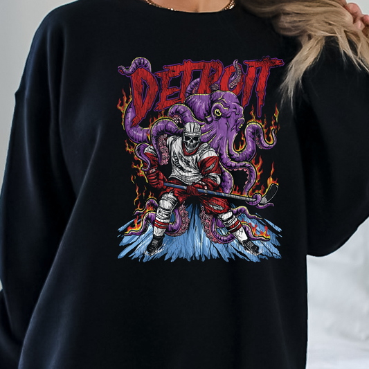 Detroit - Octopus - Hockey Player