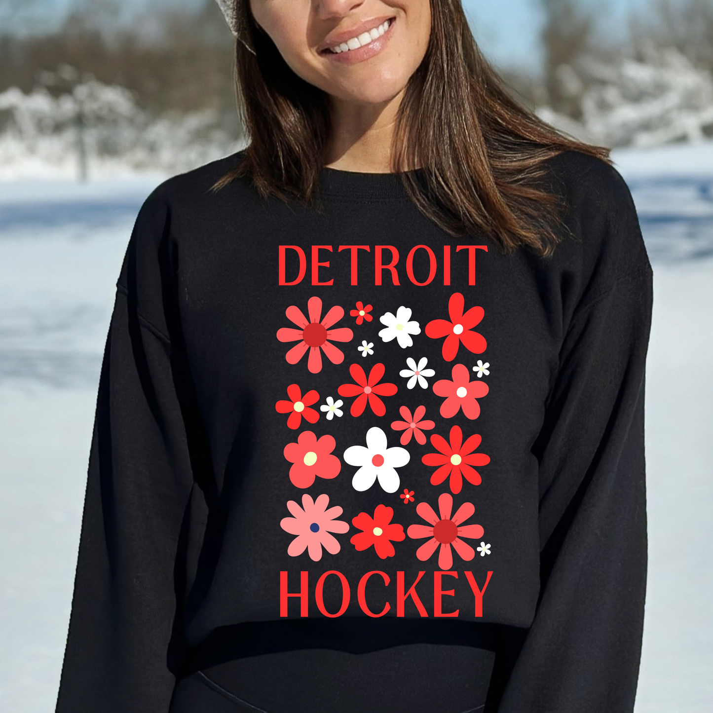 Detroit Hockey Flowers