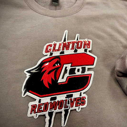 Youth Redwolves Logo (Sequin)