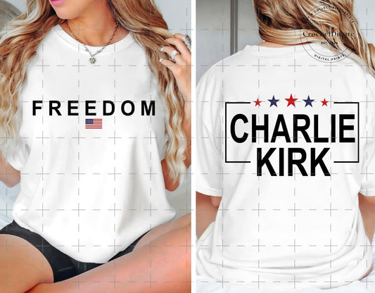 White Charlie Tee