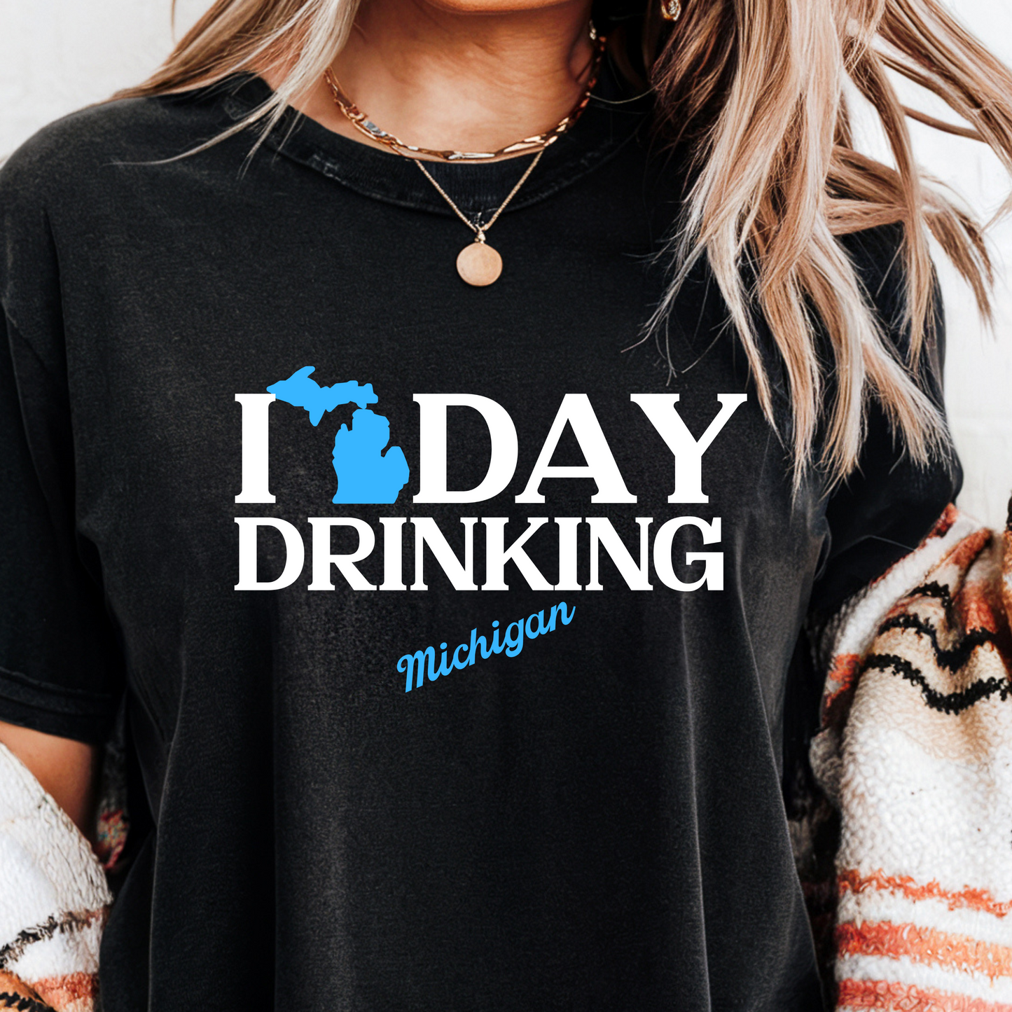MICHIGAN Day Drinking Tee