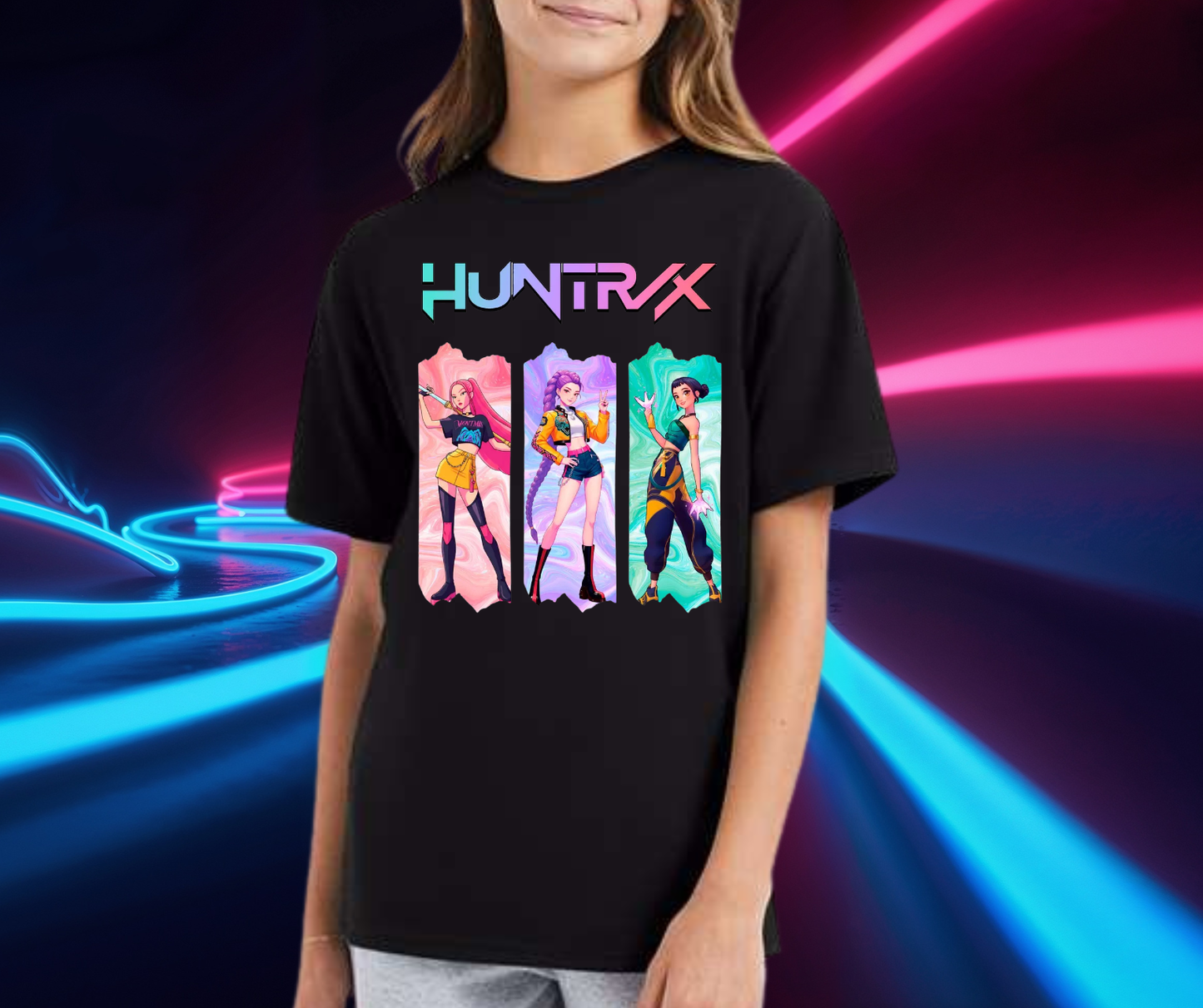 π« Huntrix K-Pop Demon Slayer Kids Tee π«