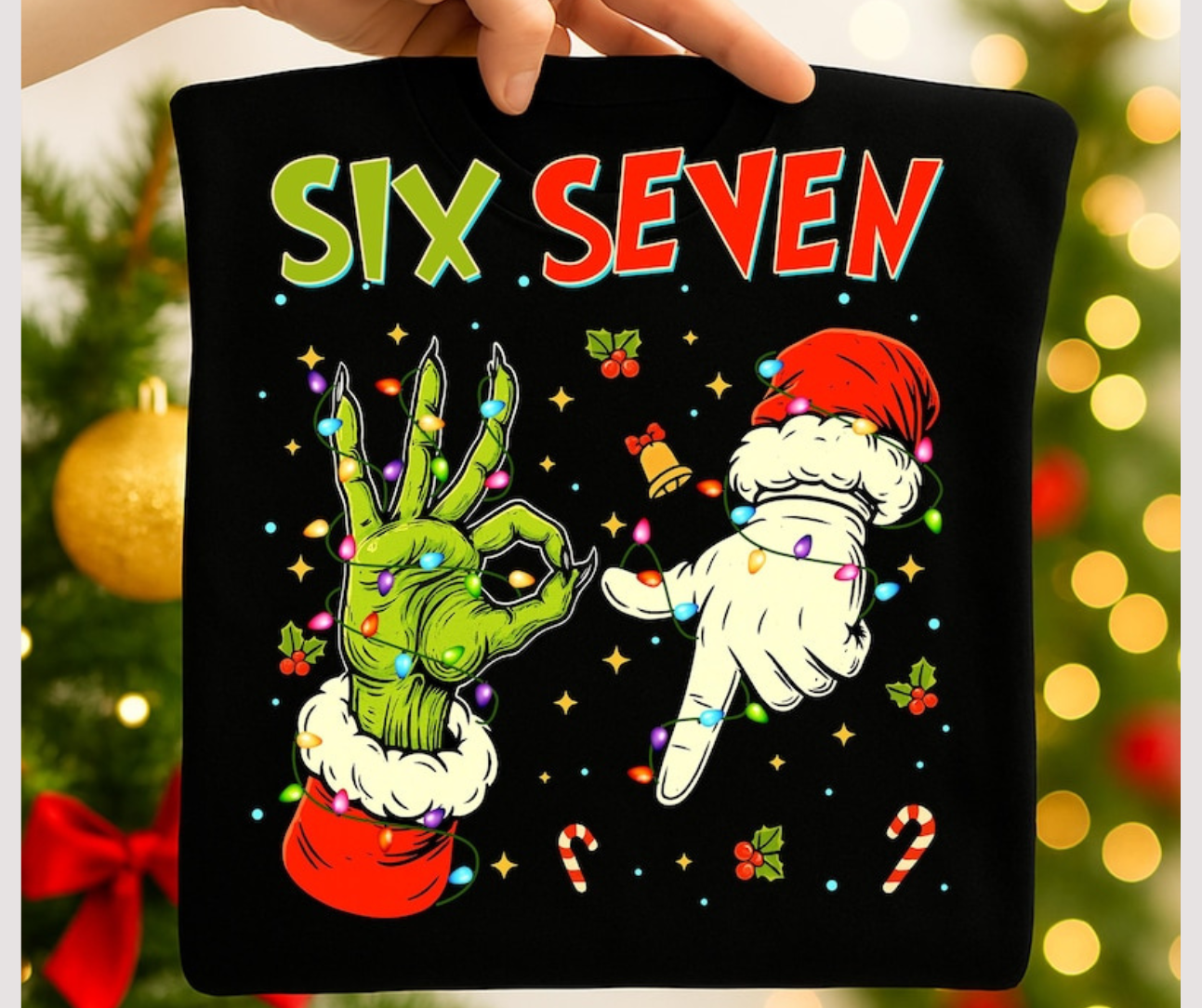 Six Seven Grinch tee