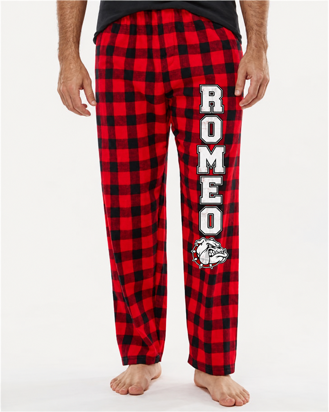 Romeo Bulldog 2 Buffalo Plaid Flannel Pants — Adult & Youth (Copy)
