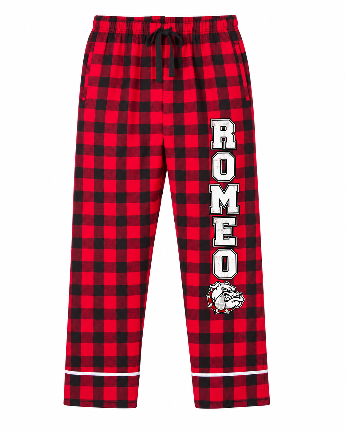 Romeo Bulldog 2 Buffalo Plaid Flannel Pants — Adult & Youth (Copy)