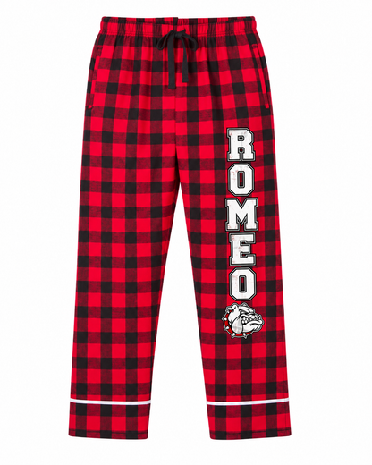 Romeo Bulldog 2 Buffalo Plaid Flannel Pants — Adult & Youth (Copy)