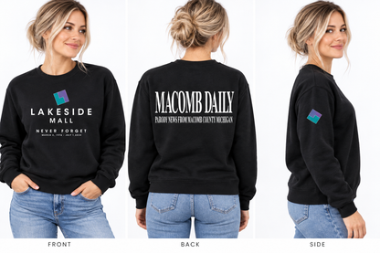 Lakeside Mall “Never Forget” Black Crewneck