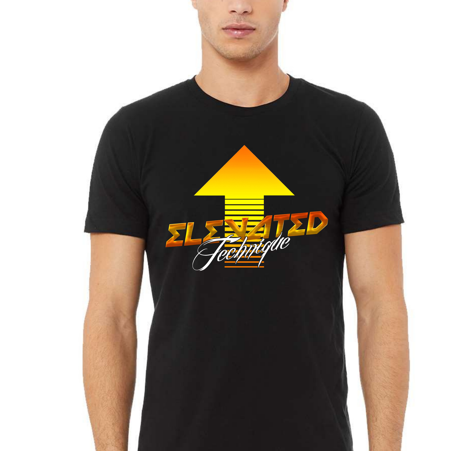 Elevated Technique - Black T-Shirt- Youth