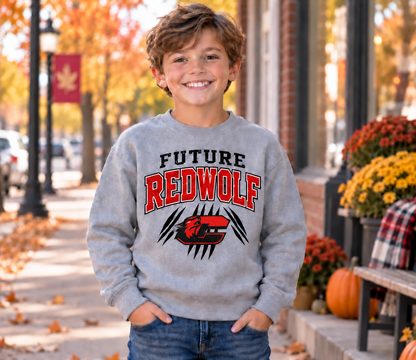Future Redwolf Youth Crewneck