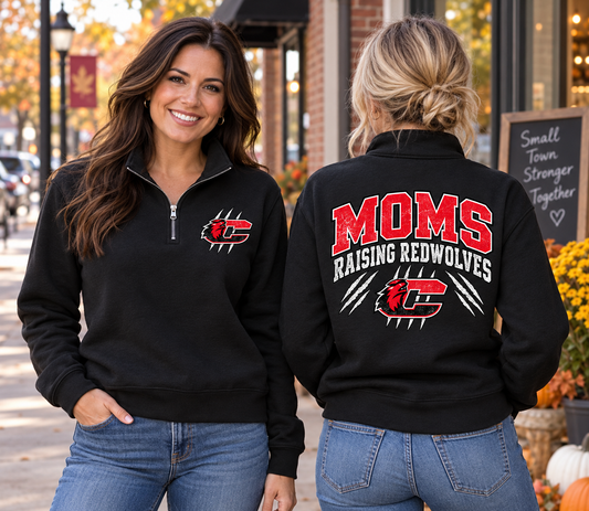 Moms Raising Redwolves-Quater Zip