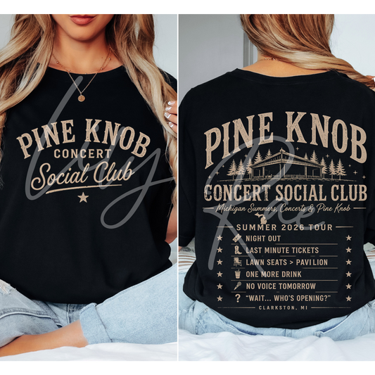 🎶 Pine Knob Concert Social Club Tee 🎶