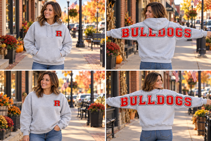 Romeo Bulldogs Wingspan Hoodie & Crewneck