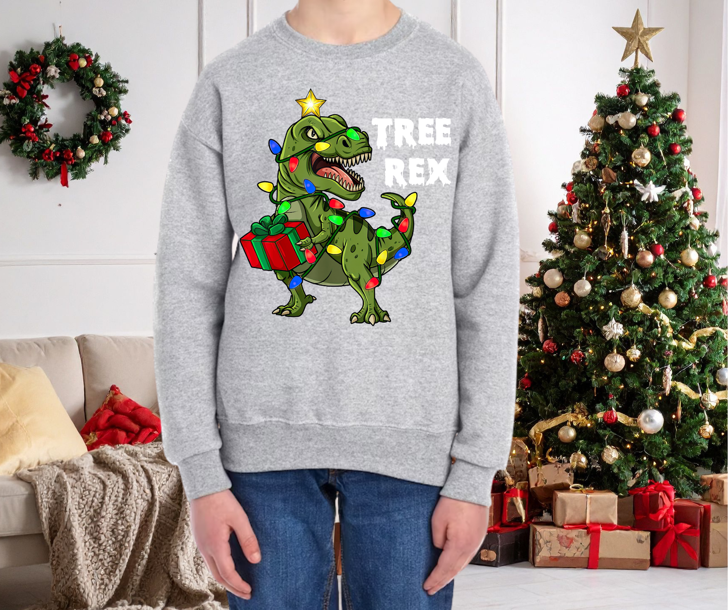 🦖 Tree Rex Boys Crew 🎄