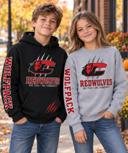 Redwolves Wolfpack Youth Apparel